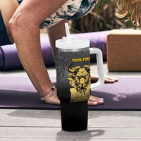 Personalized African American Buffalo Soldier Tumbler With Handle We Can We Will - Black - Wonder Print Shop