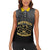 Personalized African American Buffalo Soldier Women Sleeveless Polo Shirt We Can We Will - Black - Wonder Print Shop