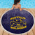 African American Buffalo Soldier Beach Blanket We Can We Will - Navy Blue - Wonder Print Shop