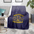 African American Buffalo Soldier Blanket We Can We Will - Navy Blue - Wonder Print Shop