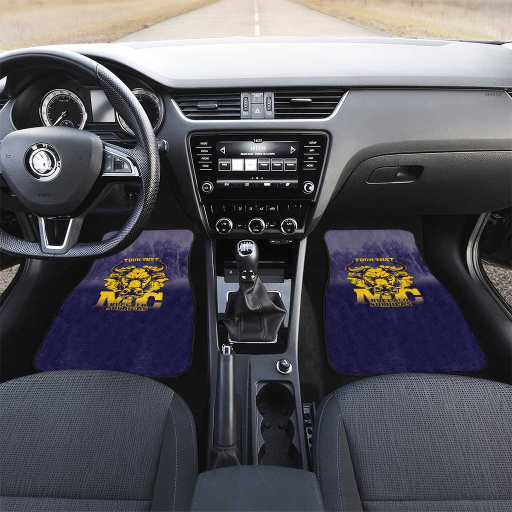 African American Buffalo Soldier Car Mats We Can We Will - Navy Blue - Wonder Print Shop