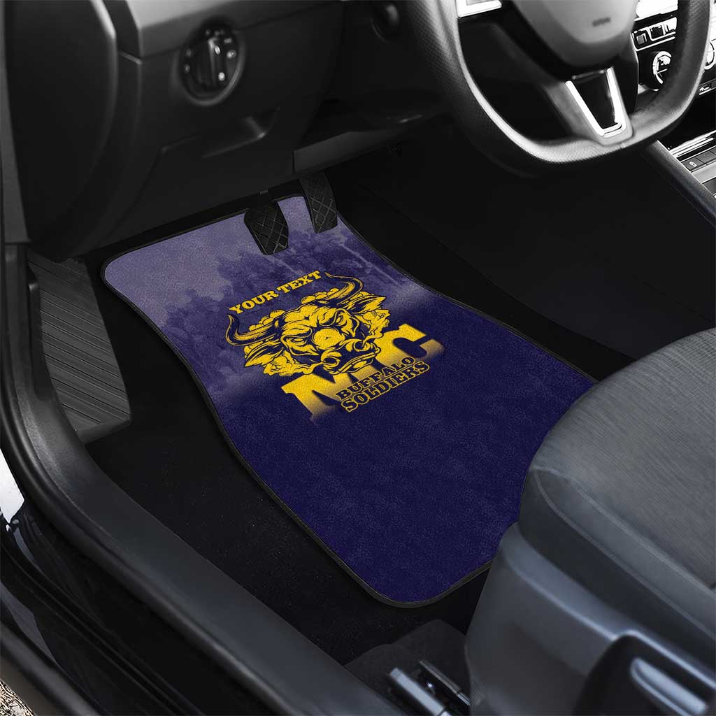 African American Buffalo Soldier Car Mats We Can We Will - Navy Blue - Wonder Print Shop