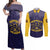 Personalized African American Buffalo Soldier Couples Matching Off Shoulder Maxi Dress and Long Sleeve Button Shirt We Can We Will - Navy Blue - Wonder Print Shop