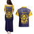 Personalized African American Buffalo Soldier Couples Matching Puletasi and Hawaiian Shirt We Can We Will - Navy Blue - Wonder Print Shop