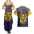 Personalized African American Buffalo Soldier Couples Matching Summer Maxi Dress and Hawaiian Shirt We Can We Will - Navy Blue - Wonder Print Shop