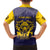 Personalized African American Buffalo Soldier Family Matching Off Shoulder Short Dress and Hawaiian Shirt We Can We Will - Navy Blue - Wonder Print Shop