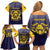 Personalized African American Buffalo Soldier Family Matching Off Shoulder Short Dress and Hawaiian Shirt We Can We Will - Navy Blue - Wonder Print Shop