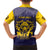 Personalized African American Buffalo Soldier Family Matching Short Sleeve Bodycon Dress and Hawaiian Shirt We Can We Will - Navy Blue - Wonder Print Shop