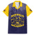 Personalized African American Buffalo Soldier Family Matching Short Sleeve Bodycon Dress and Hawaiian Shirt We Can We Will - Navy Blue - Wonder Print Shop