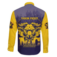 Personalized African American Buffalo Soldier Family Matching Tank Maxi Dress and Hawaiian Shirt We Can We Will - Navy Blue - Wonder Print Shop