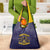 African American Buffalo Soldier Grocery Bag We Can We Will - Navy Blue - Wonder Print Shop
