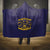 African American Buffalo Soldier Hooded Blanket We Can We Will - Navy Blue - Wonder Print Shop