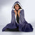 African American Buffalo Soldier Hooded Blanket We Can We Will - Navy Blue - Wonder Print Shop