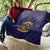 African American Buffalo Soldier Quilt We Can We Will - Navy Blue - Wonder Print Shop