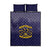 African American Buffalo Soldier Quilt Bed Set We Can We Will - Navy Blue - Wonder Print Shop