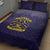 African American Buffalo Soldier Quilt Bed Set We Can We Will - Navy Blue - Wonder Print Shop