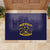 African American Buffalo Soldier Rubber Doormat We Can We Will - Navy Blue - Wonder Print Shop