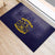 African American Buffalo Soldier Rubber Doormat We Can We Will - Navy Blue - Wonder Print Shop