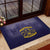 African American Buffalo Soldier Rubber Doormat We Can We Will - Navy Blue - Wonder Print Shop