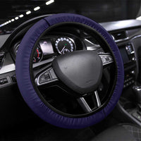 African American Buffalo Soldier Steering Wheel Cover We Can We Will - Navy Blue - Wonder Print Shop