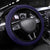 African American Buffalo Soldier Steering Wheel Cover We Can We Will - Navy Blue - Wonder Print Shop