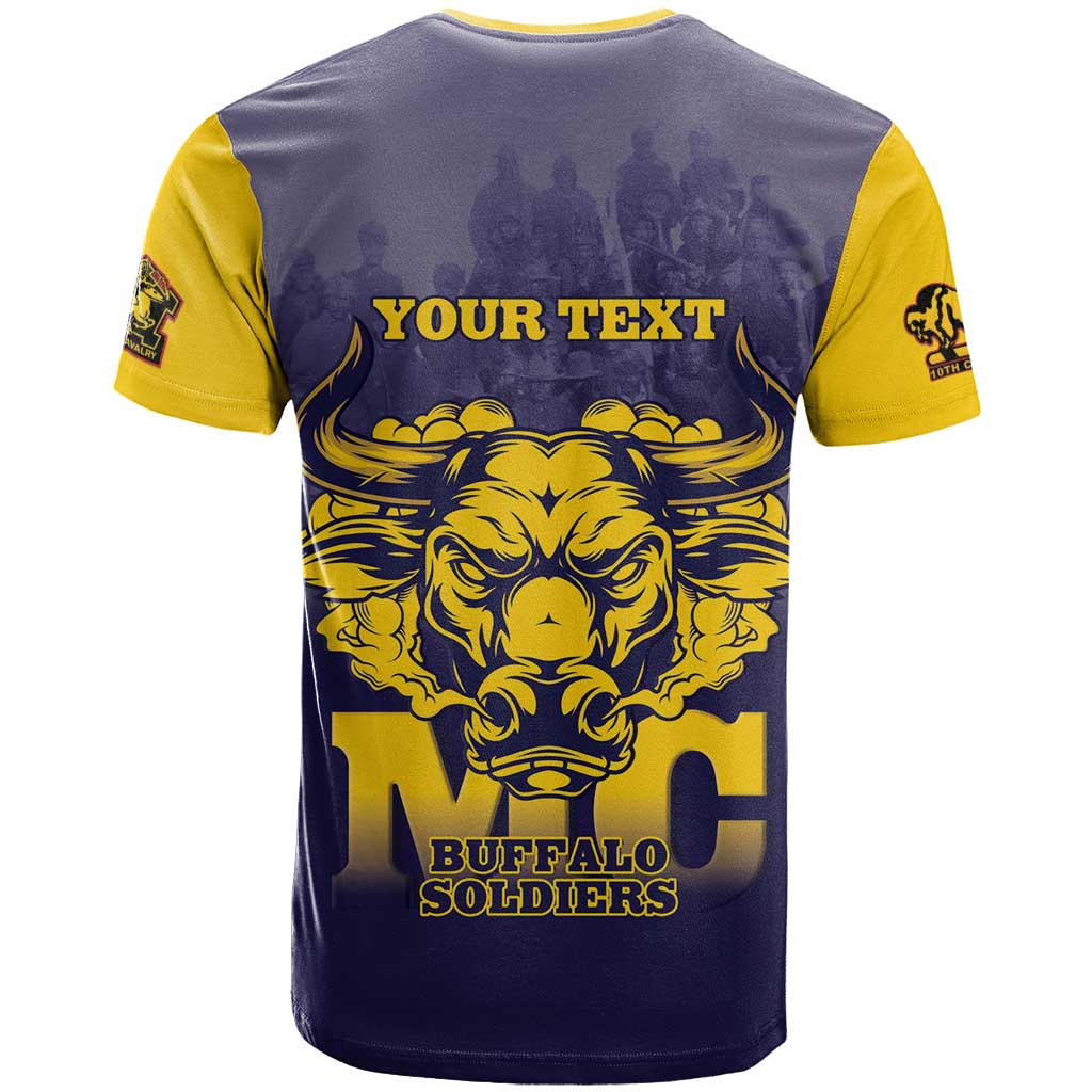 Personalized African American Buffalo Soldier T Shirt We Can We Will - Navy Blue - Wonder Print Shop