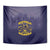 African American Buffalo Soldier Tapestry We Can We Will - Navy Blue - Wonder Print Shop