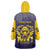 Personalized African American Buffalo Soldier Wearable Blanket Hoodie We Can We Will - Navy Blue - Wonder Print Shop