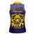 Personalized African American Buffalo Soldier Women Sleeveless Polo Shirt We Can We Will - Navy Blue - Wonder Print Shop