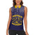 Personalized African American Buffalo Soldier Women Sleeveless Polo Shirt We Can We Will - Navy Blue - Wonder Print Shop