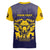 Personalized African American Buffalo Soldier Women V-Neck T-Shirt We Can We Will - Navy Blue - Wonder Print Shop