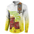 Ethiopian Enkutatash Button Sweatshirt Kebero Drum With Adey Abeba Flower - Wonder Print Shop