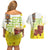 Ethiopian Enkutatash Couples Matching Off Shoulder Short Dress and Hawaiian Shirt Kebero Drum With Adey Abeba Flower - Wonder Print Shop