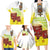 Ethiopian Enkutatash Family Matching Long Sleeve Bodycon Dress and Hawaiian Shirt Kebero Drum With Adey Abeba Flower - Wonder Print Shop