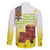 Ethiopian Enkutatash Family Matching Off The Shoulder Long Sleeve Dress and Hawaiian Shirt Kebero Drum With Adey Abeba Flower - Wonder Print Shop