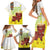 Ethiopian Enkutatash Family Matching Short Sleeve Bodycon Dress and Hawaiian Shirt Kebero Drum With Adey Abeba Flower - Wonder Print Shop
