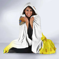 Ethiopian Enkutatash Hooded Blanket Kebero Drum With Adey Abeba Flower - Wonder Print Shop