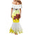 Ethiopian Enkutatash Mermaid Dress Kebero Drum With Adey Abeba Flower - Wonder Print Shop
