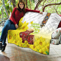 Ethiopian Enkutatash Quilt Kebero Drum With Adey Abeba Flower - Wonder Print Shop