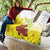 Ethiopian Enkutatash Quilt Kebero Drum With Adey Abeba Flower - Wonder Print Shop