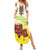 Ethiopian Enkutatash Summer Maxi Dress Kebero Drum With Adey Abeba Flower - Wonder Print Shop