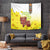 Ethiopian Enkutatash Tapestry Kebero Drum With Adey Abeba Flower - Wonder Print Shop