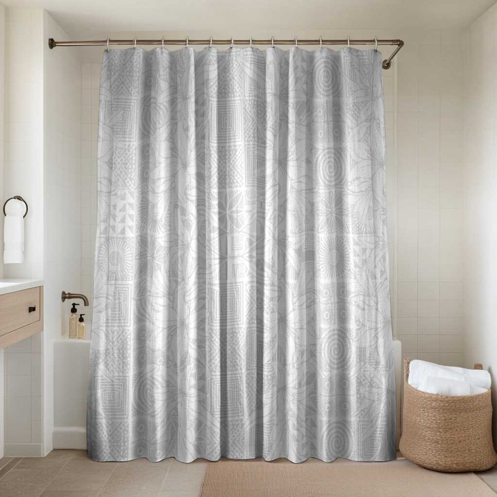 Nigeria Osun-Osogbo Festival Bathroom Set White Lily Lei With Yoruba Pattern - Wonder Print Shop