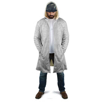 Nigeria Osun-Osogbo Festival Cloak White Lily Lei With Yoruba Pattern - Wonder Print Shop