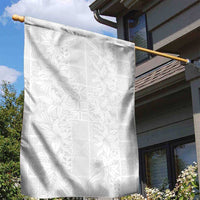 Nigeria Osun-Osogbo Festival Garden Flag White Lily Lei With Yoruba Pattern - Wonder Print Shop