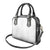 Nigeria Osun-Osogbo Festival Shoulder Handbag White Lily Lei With Yoruba Pattern - Wonder Print Shop