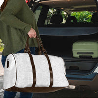 Nigeria Osun-Osogbo Festival Travel Bag White Lily Lei With Yoruba Pattern - Wonder Print Shop