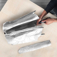 Nigeria Osun-Osogbo Festival Umbrella White Lily Lei With Yoruba Pattern - Wonder Print Shop