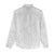 Nigeria Osun-Osogbo Festival Women Casual Shirt White Lily Lei With Yoruba Pattern - Wonder Print Shop