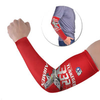Tuskegee Red Tails Airmen Arm Sleeves P-51 Mustang 332nd Fighter Group - Red - Wonder Print Shop